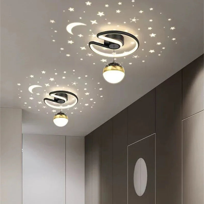 Lampa Sufitowa LED Gwiezdne Niebo | Do Pokoju Dziecięcego I Salonu