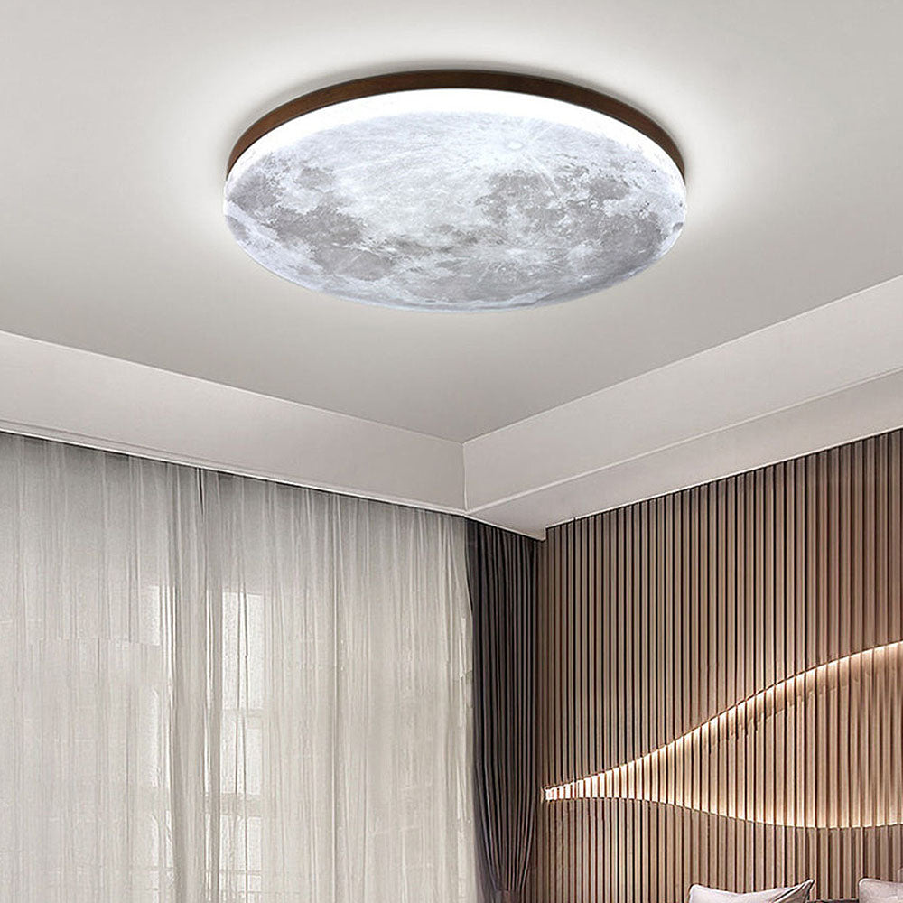 Lampa Sufitowa LED Moon | Okrągła