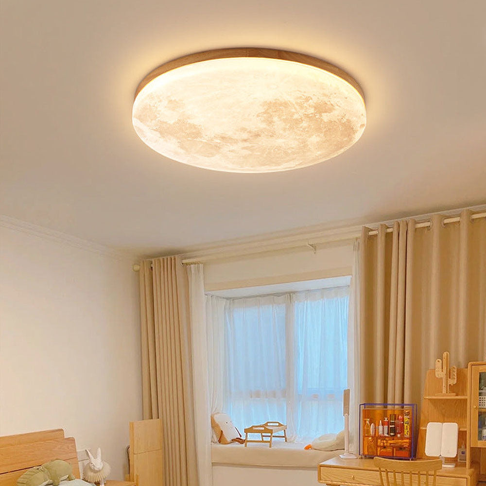 Lampa Sufitowa LED Moon | Okrągła