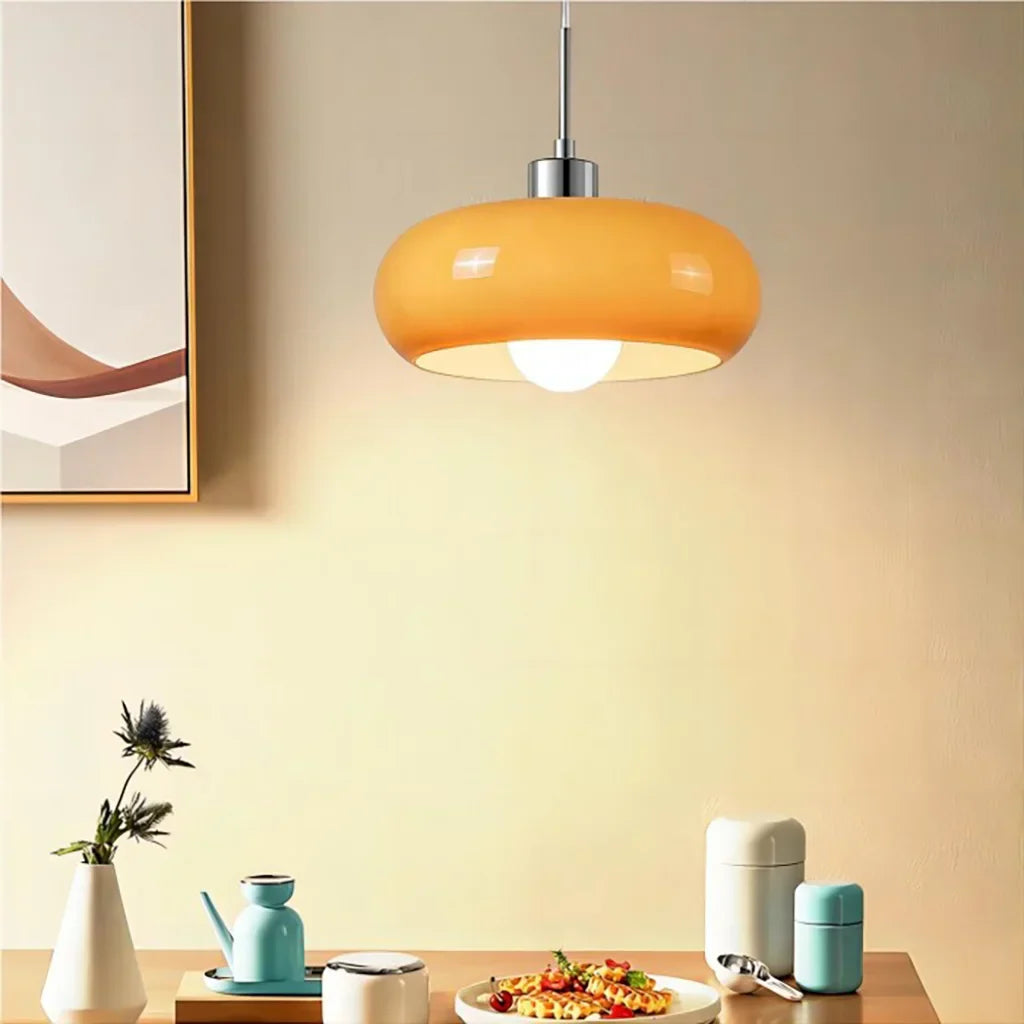 Szklana Lampa Sufitowa Bauhaus | Salon