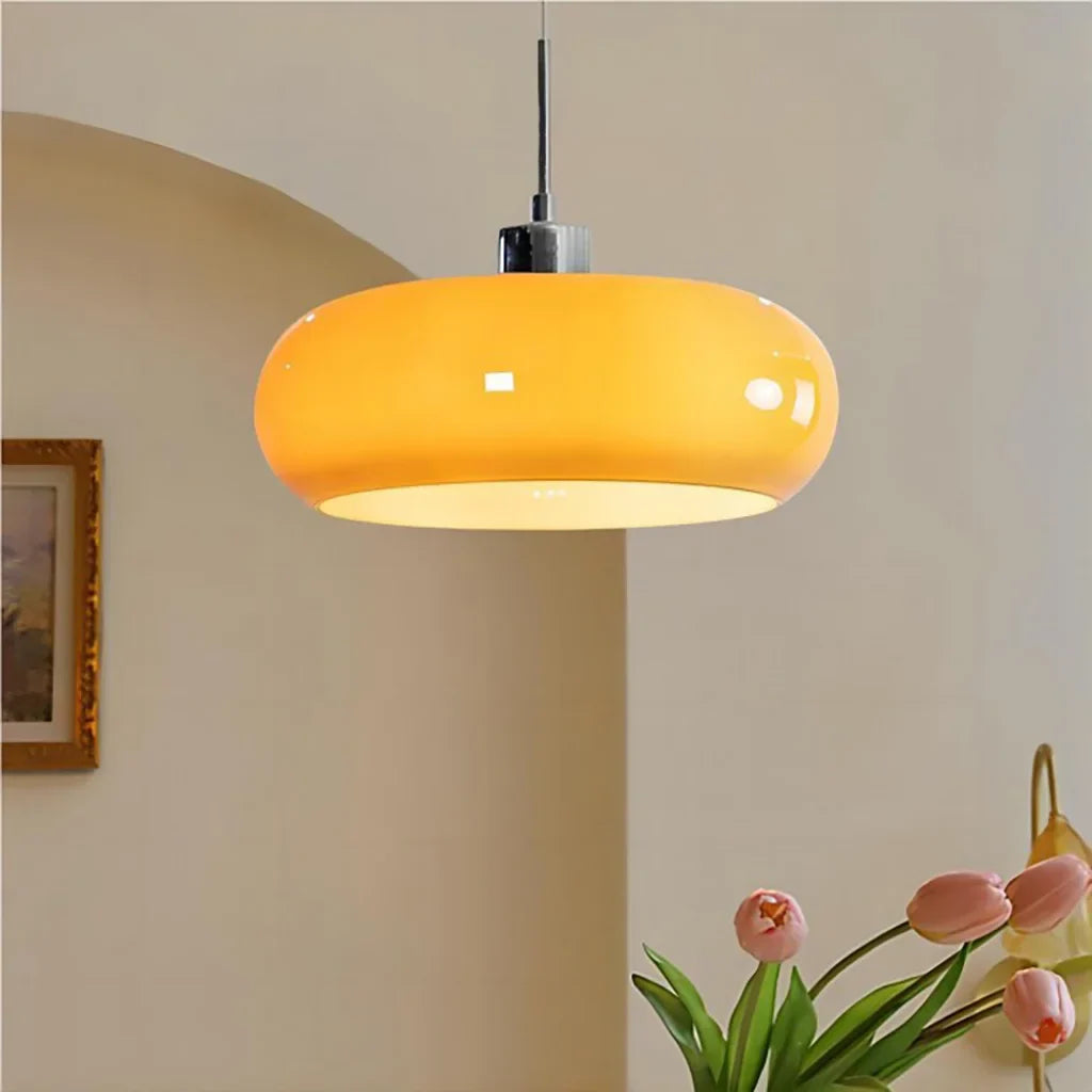 Szklana Lampa Sufitowa Bauhaus | Salon