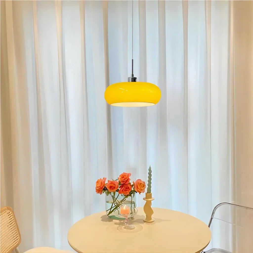 Szklana Lampa Sufitowa Bauhaus | Salon