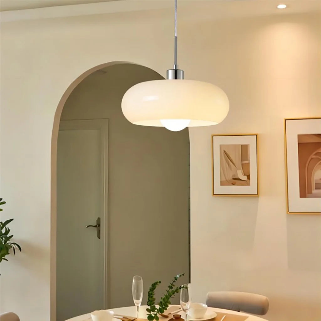 Szklana Lampa Sufitowa Bauhaus | Salon