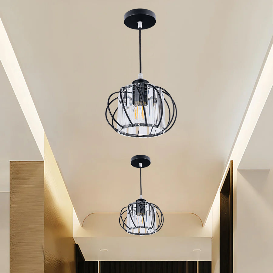 Lampa Sufitowa Do Przedpokoju | Szklana