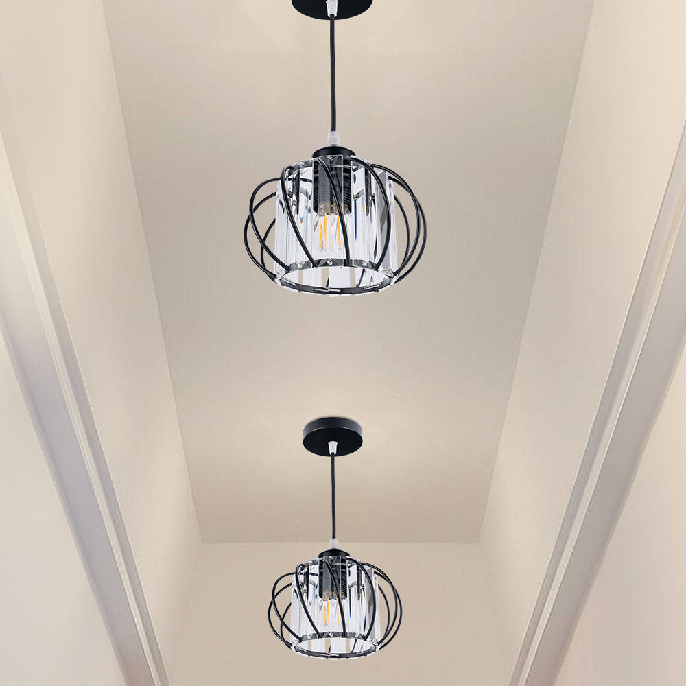 Lampa Sufitowa Do Przedpokoju | Szklana