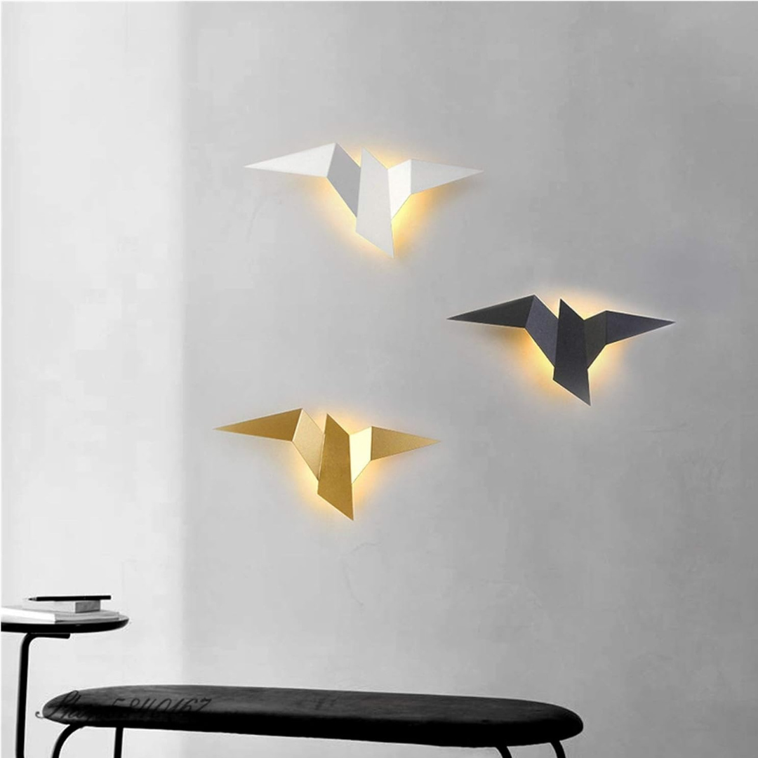 Lampa Ścienna LED Do Salonu | W Kształcie Ptaka