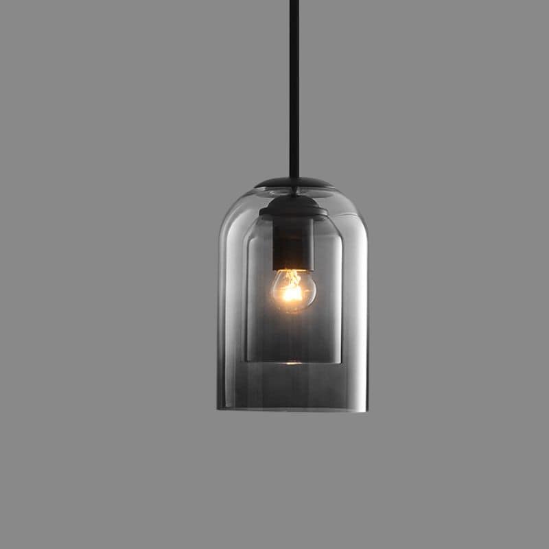 Wisząca Lampa Sufitowa LED | Dwuwarstwowe Szkło
