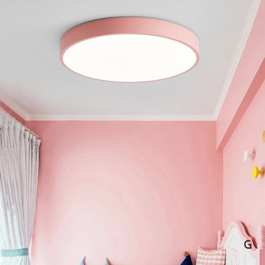 Nordyczna lampa sufitowa LED | okrągła