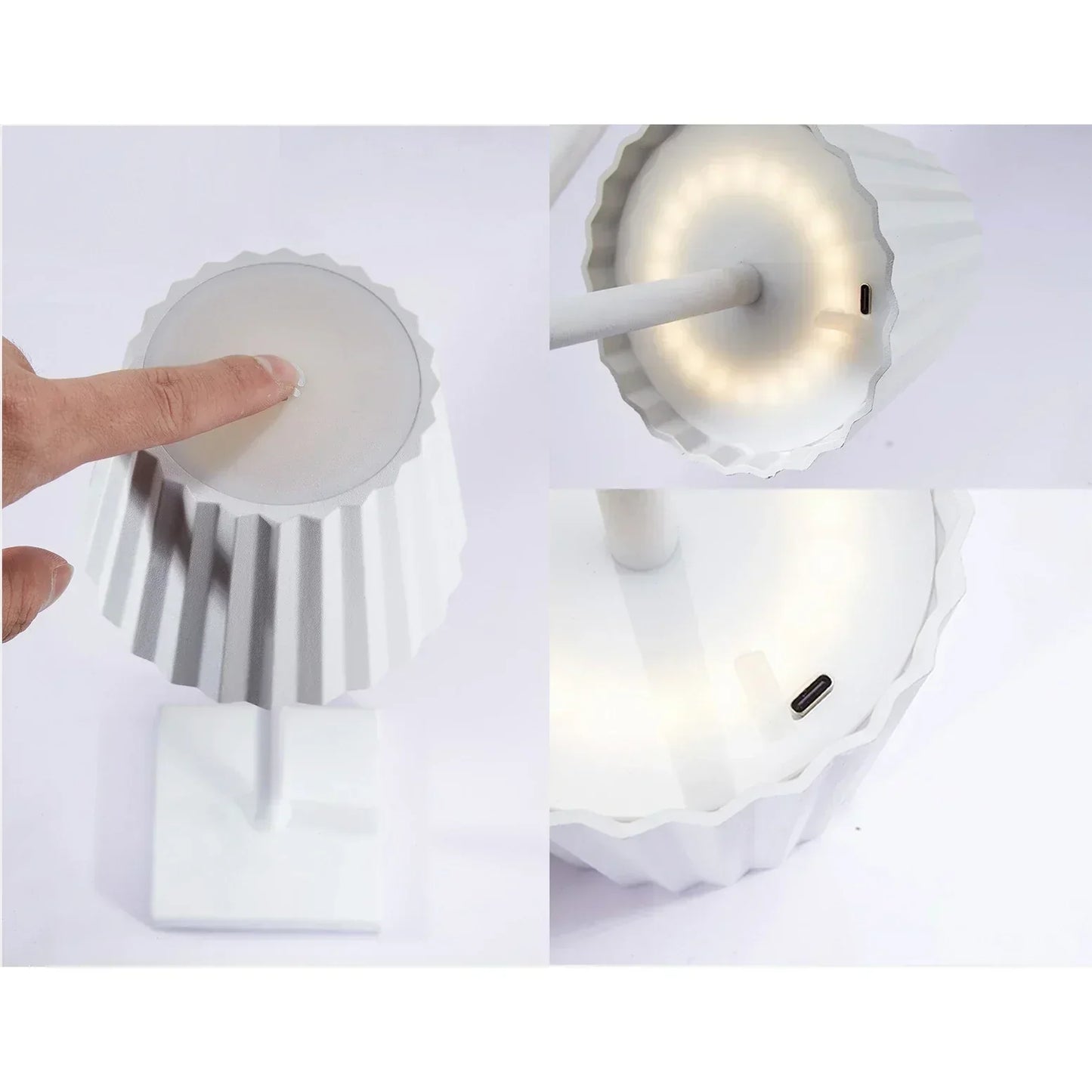Bezprzewodowa Lampa Stołowa | Sterowanie Dotykowe