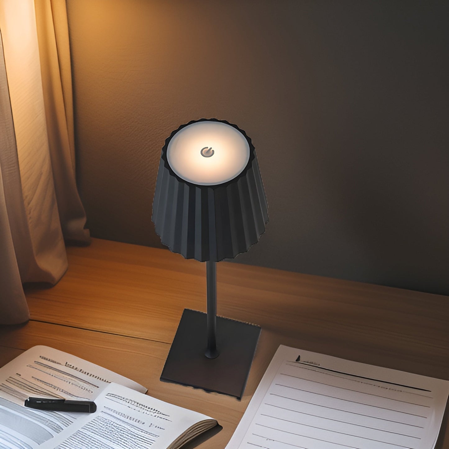 Bezprzewodowa Lampa Stołowa | Sterowanie Dotykowe