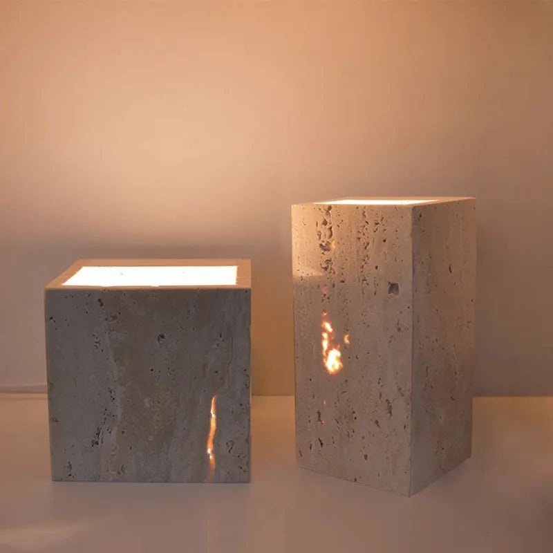 Kamienna Lampa Ścienna LED | Do Salonu