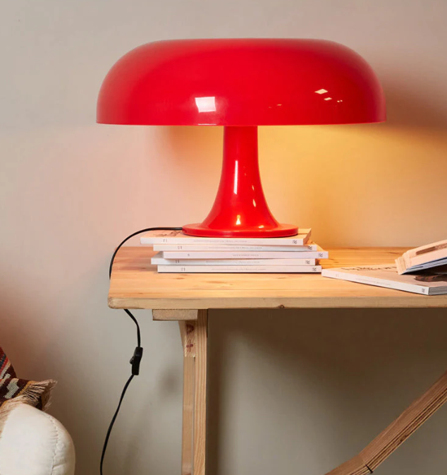 Designowa Lampka Biurkowa LED | Grzybek