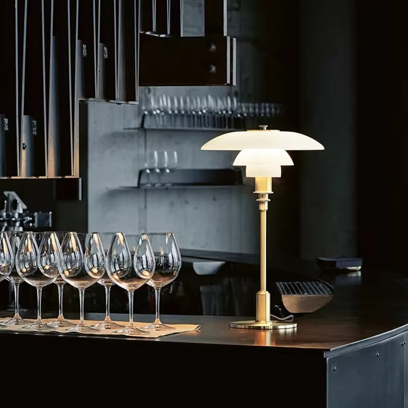Lampa Stołowa LED Nowoczesna | Wielowarstwowa