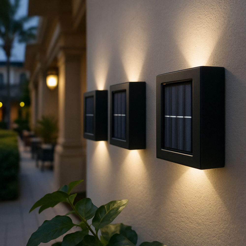 Lampy Ścienne LED Solarne | Bezprzewodowe