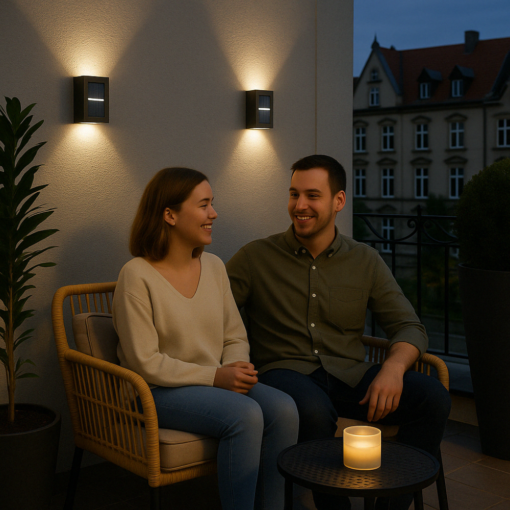 Lampy Ścienne LED Solarne | Bezprzewodowe