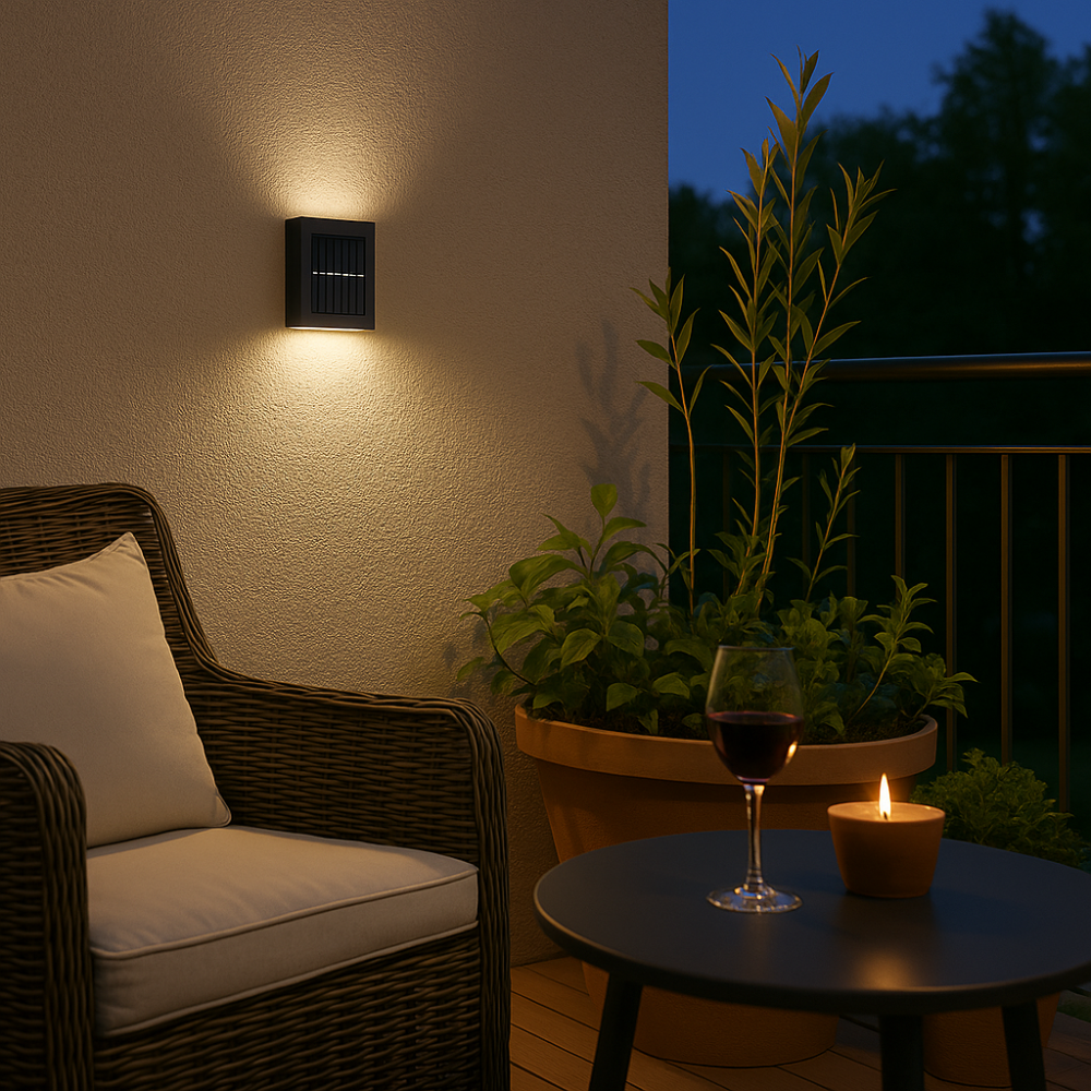 Lampy Ścienne LED Solarne | Bezprzewodowe
