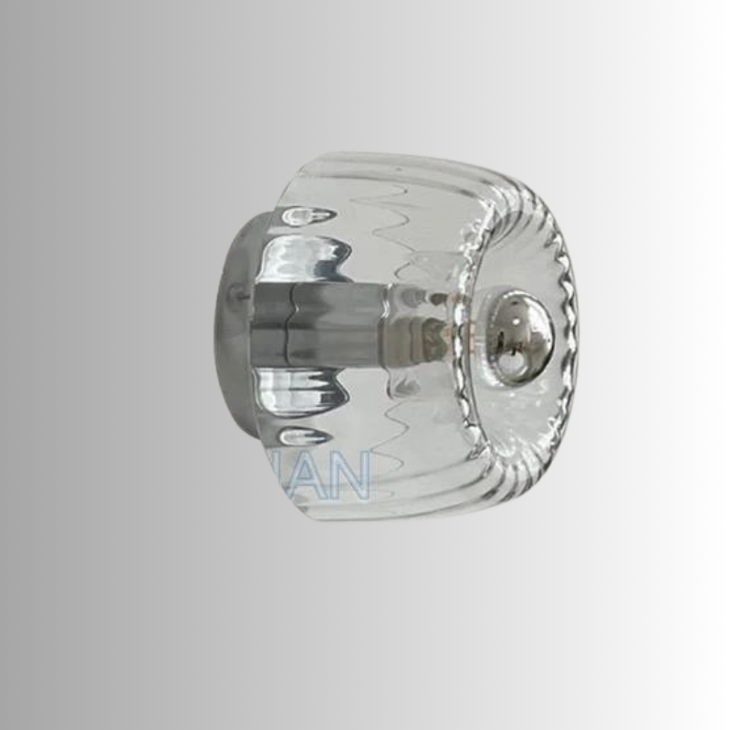 Nordycka Lampa Ścienna Do Salonu | Okrągła