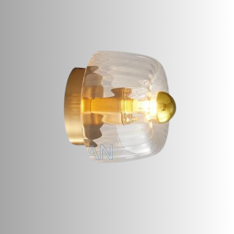 Nordycka Lampa Ścienna Do Salonu | Okrągła