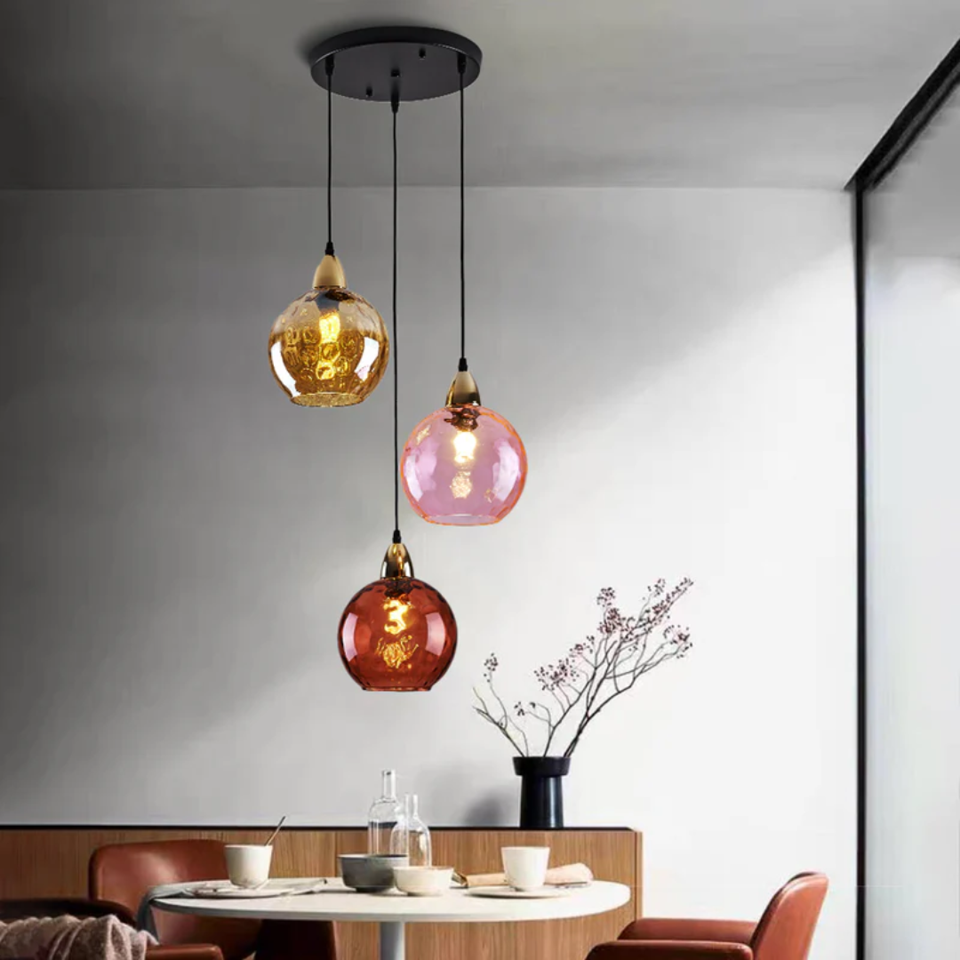 Lampa Sufitowa LED Z 3 Kloszami | Nowoczesna