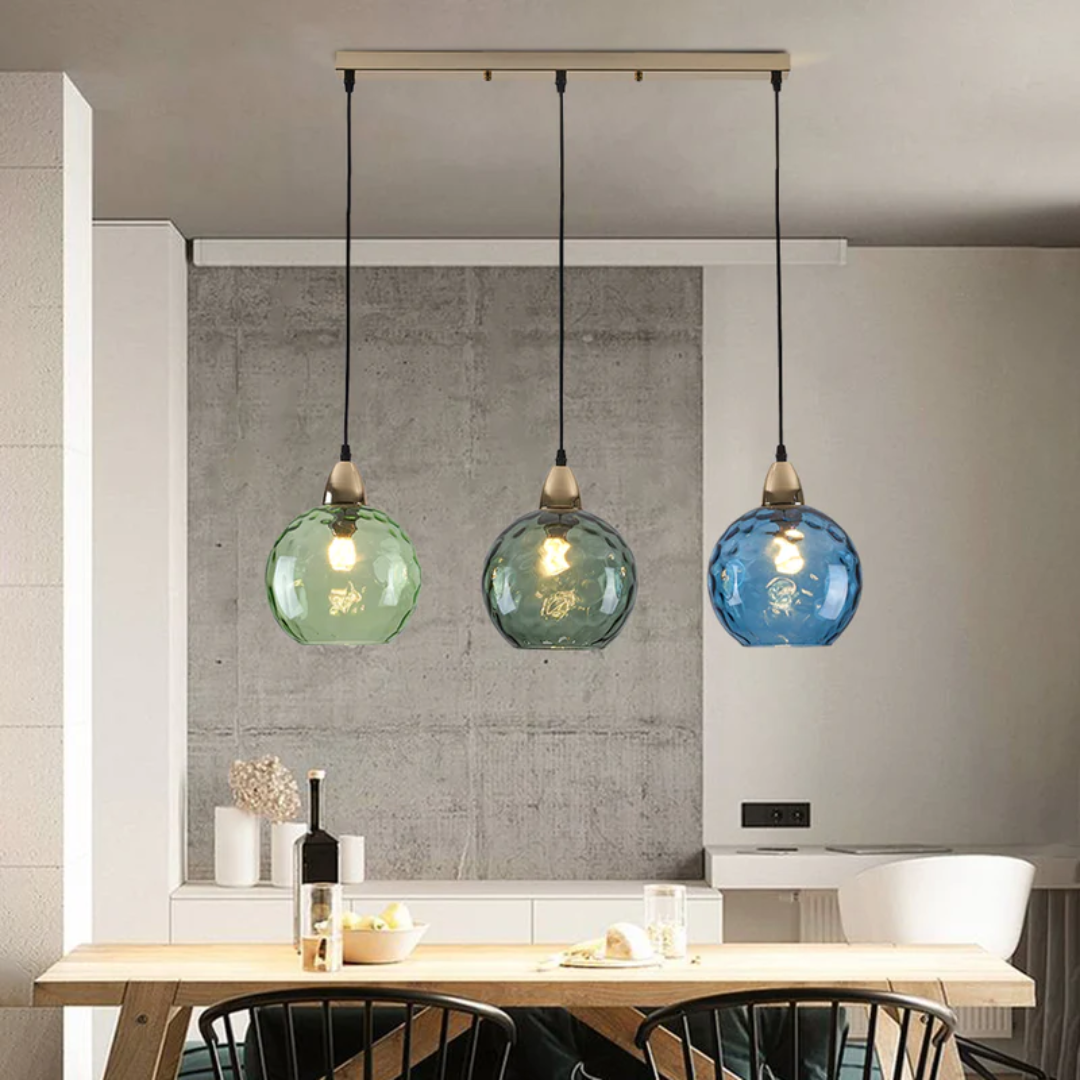 Lampa Sufitowa LED Z 3 Kloszami | Nowoczesna