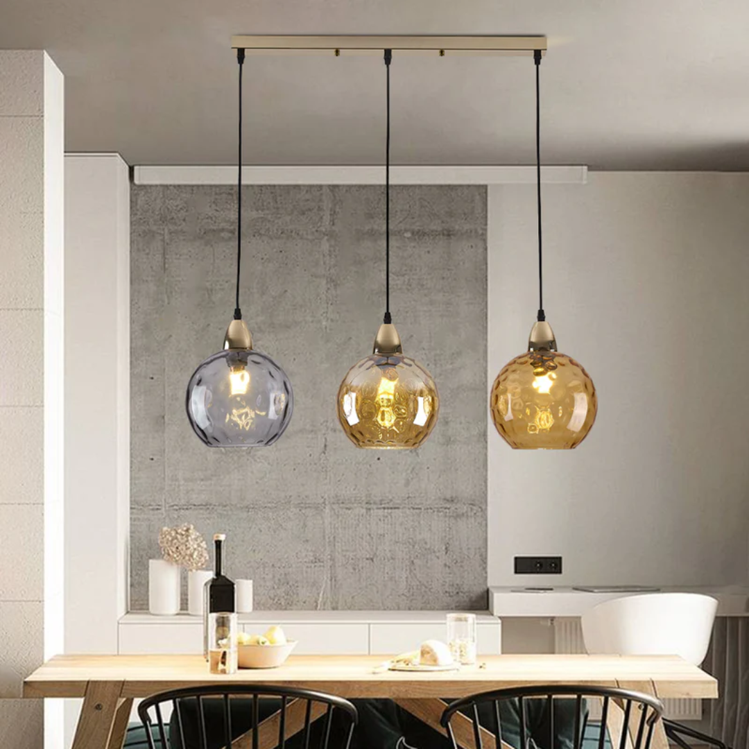 Lampa Sufitowa LED Z 3 Kloszami | Nowoczesna