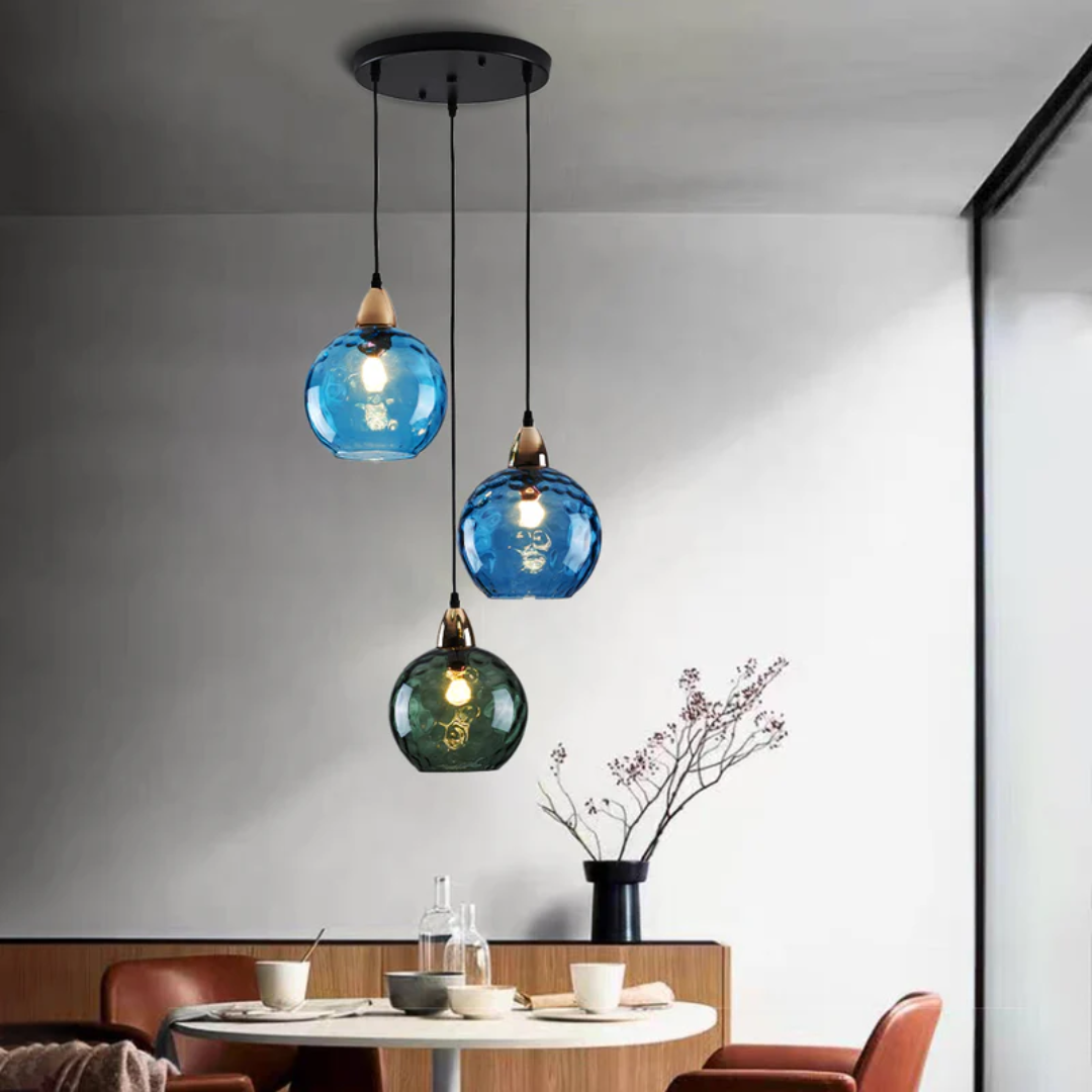 Lampa Sufitowa LED Z 3 Kloszami | Nowoczesna