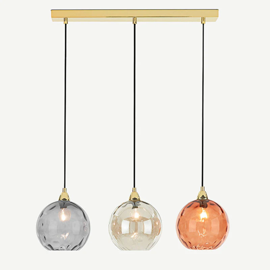 Lampa Sufitowa LED Z 3 Kloszami | Nowoczesna