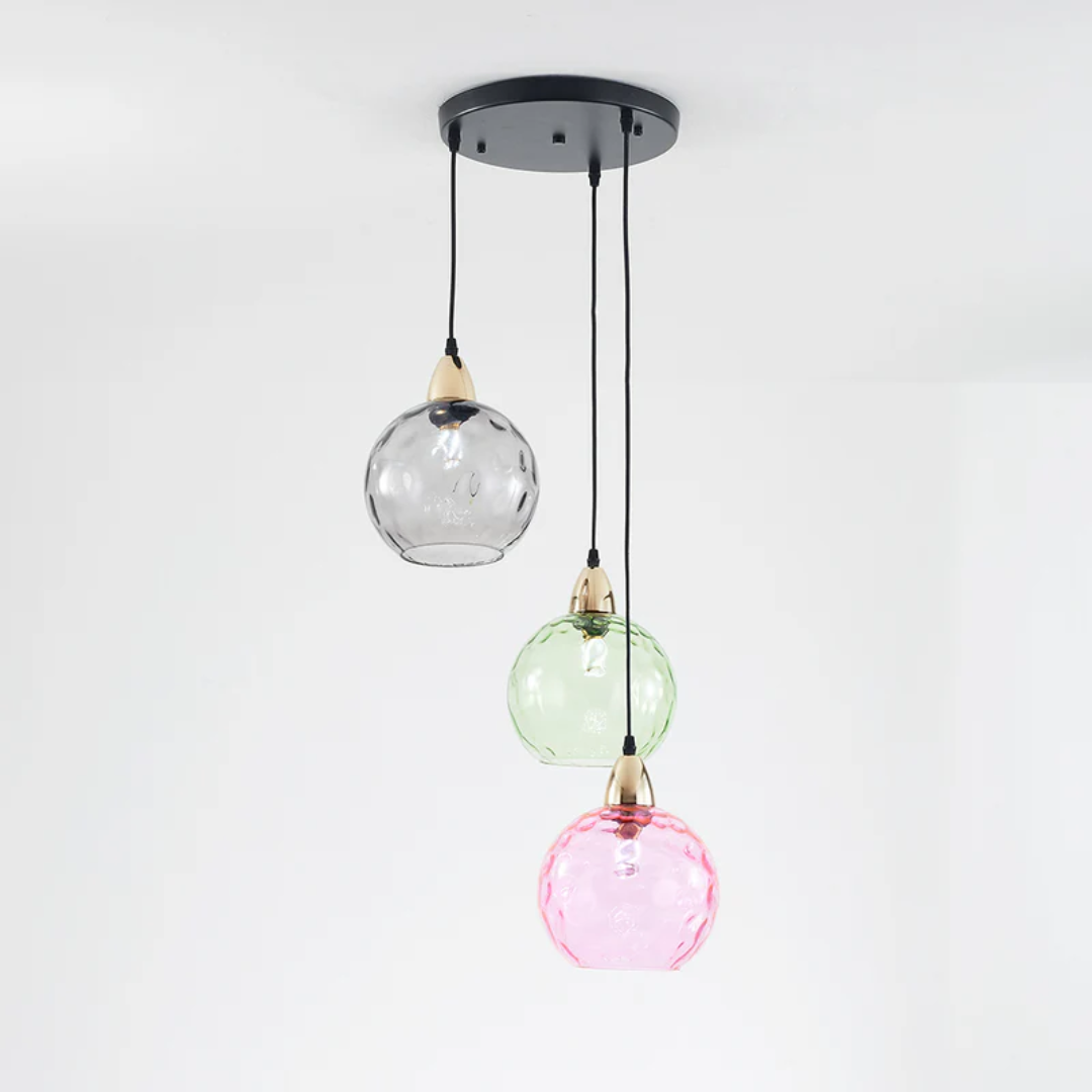 Lampa Sufitowa LED Z 3 Kloszami | Nowoczesna