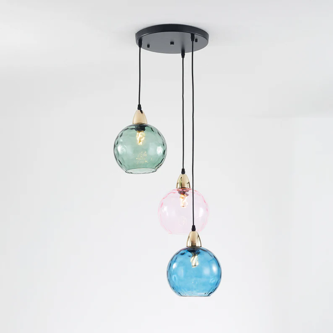 Lampa Sufitowa LED Z 3 Kloszami | Nowoczesna
