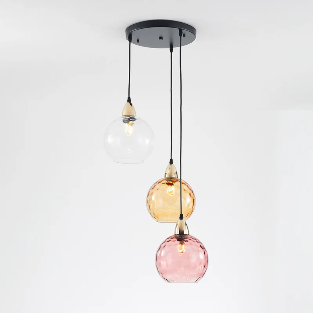 Lampa Sufitowa LED Z 3 Kloszami | Nowoczesna