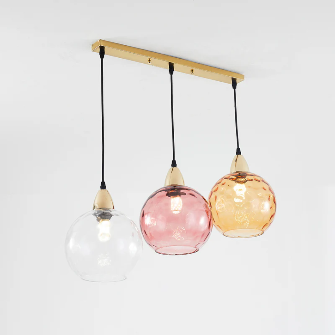 Lampa Sufitowa LED Z 3 Kloszami | Nowoczesna