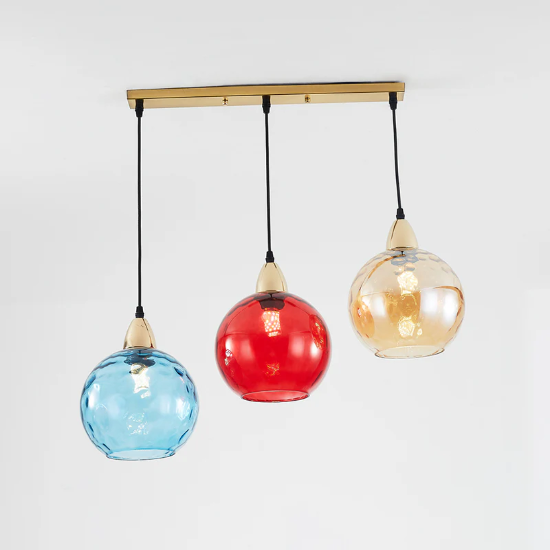 Lampa Sufitowa LED Z 3 Kloszami | Nowoczesna