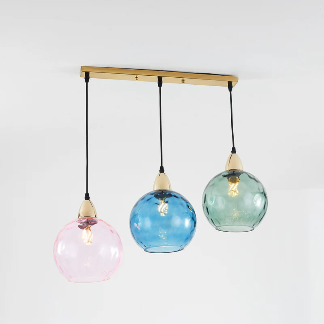 Lampa Sufitowa LED Z 3 Kloszami | Nowoczesna