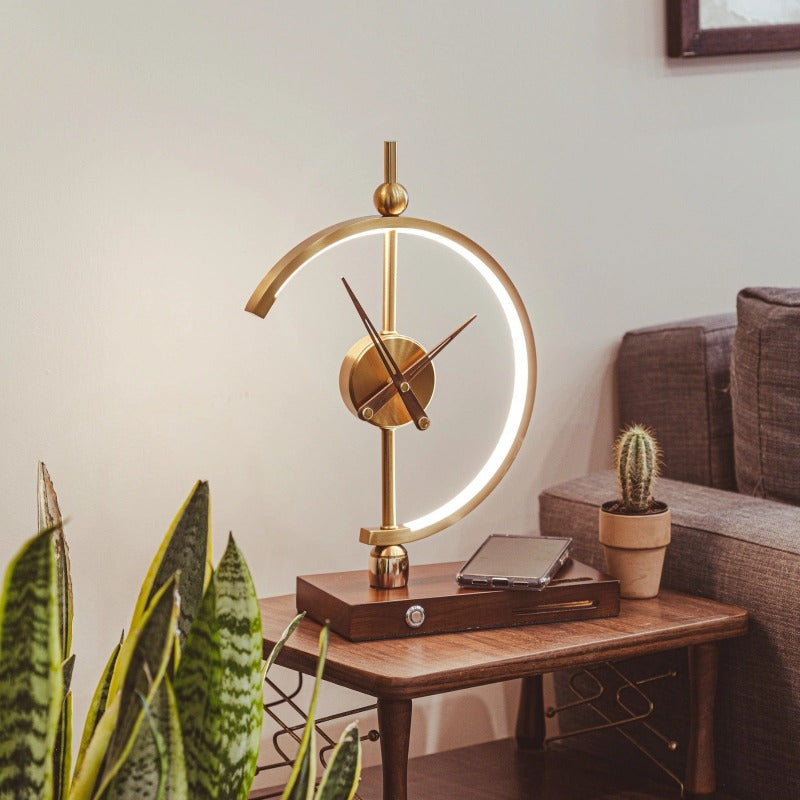Lampka Nocna LED | Zegar Lampa