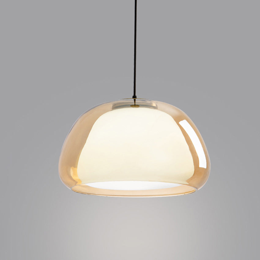 Szklana Lampa Sufitowa Do Salonu | Wisząca