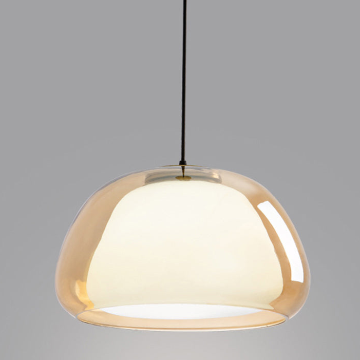 Szklana Lampa Sufitowa Do Salonu | Wisząca