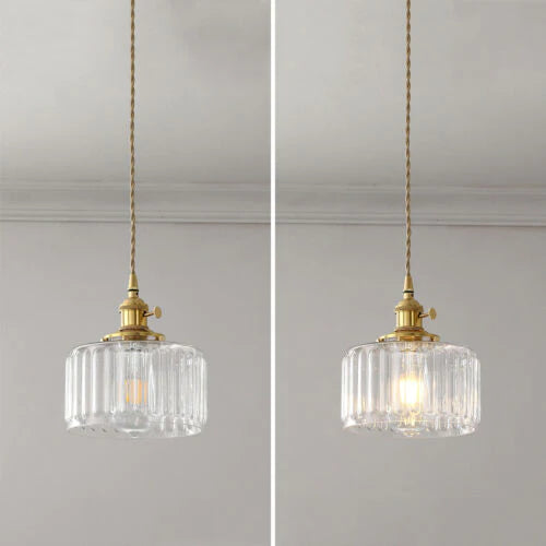 Lampa Sufitowa Vintage | Kryształowa