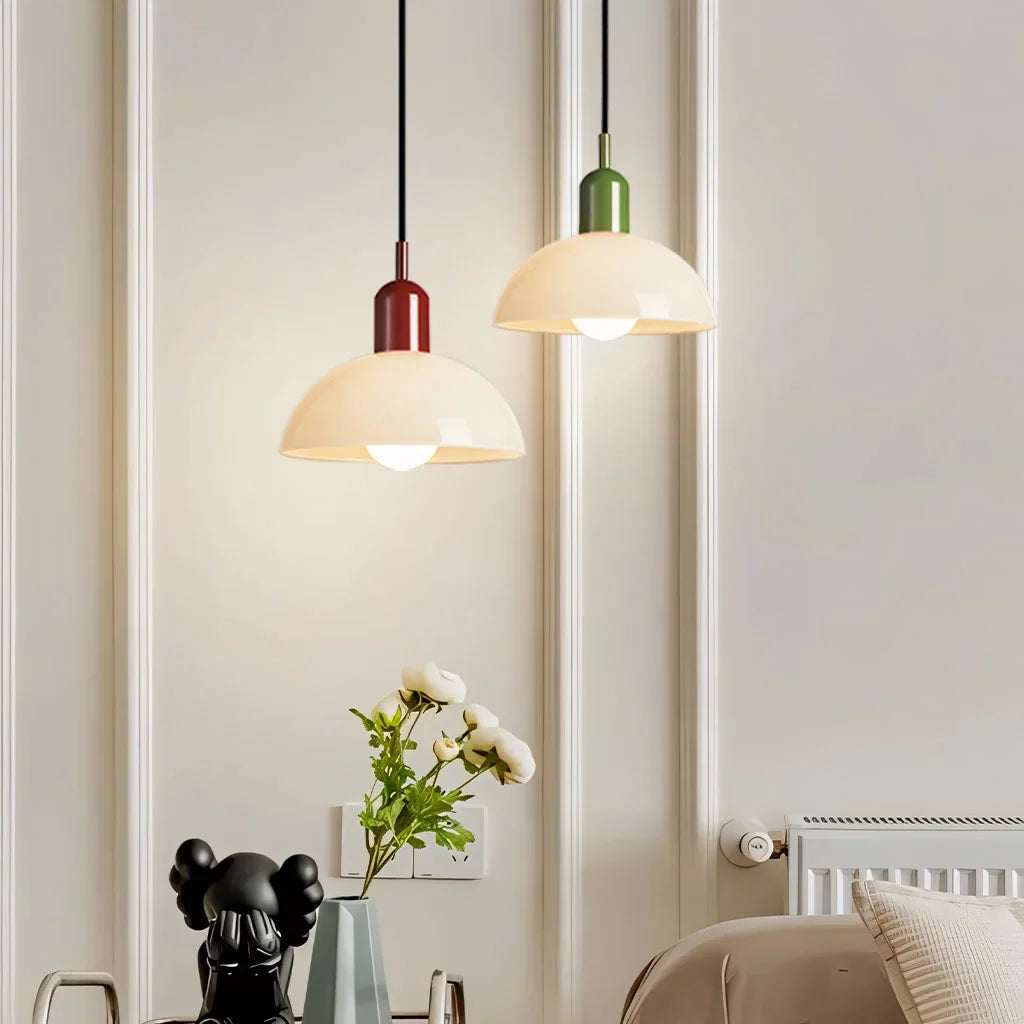 Okrągła Lampa Wisząca Do Salonu | Kolorowa