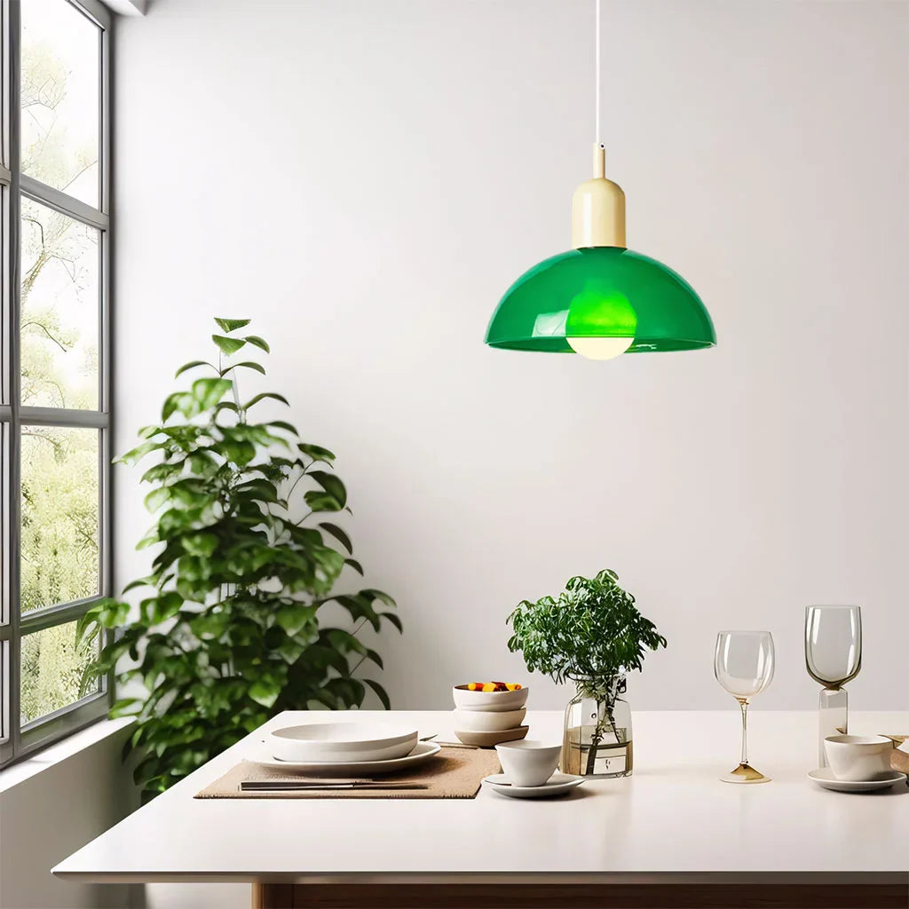 Okrągła Lampa Wisząca Do Salonu | Kolorowa