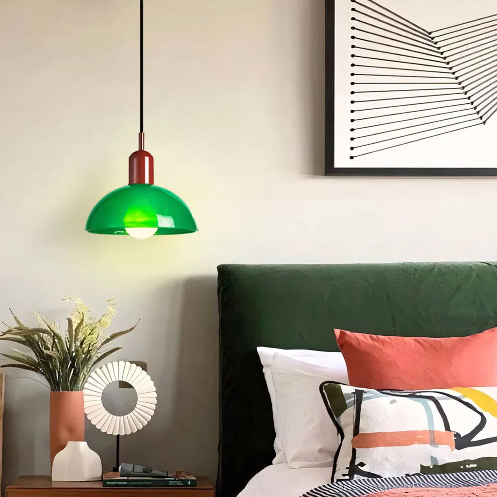 Okrągła Lampa Wisząca Do Salonu | Kolorowa