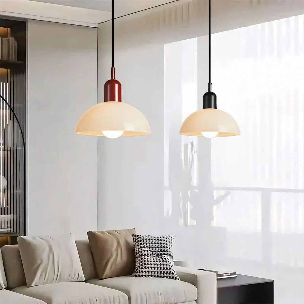 Okrągła Lampa Wisząca Do Salonu | Kolorowa