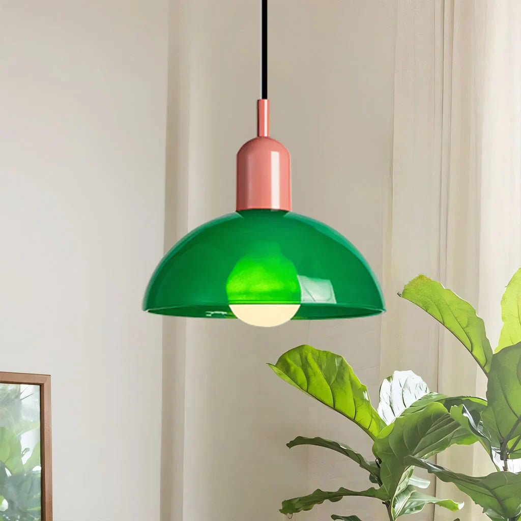 Okrągła Lampa Wisząca Do Salonu | Kolorowa