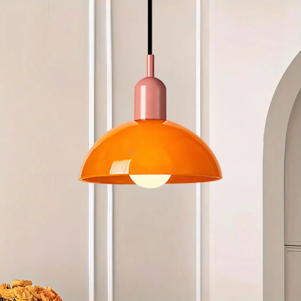 Okrągła Lampa Wisząca Do Salonu | Kolorowa