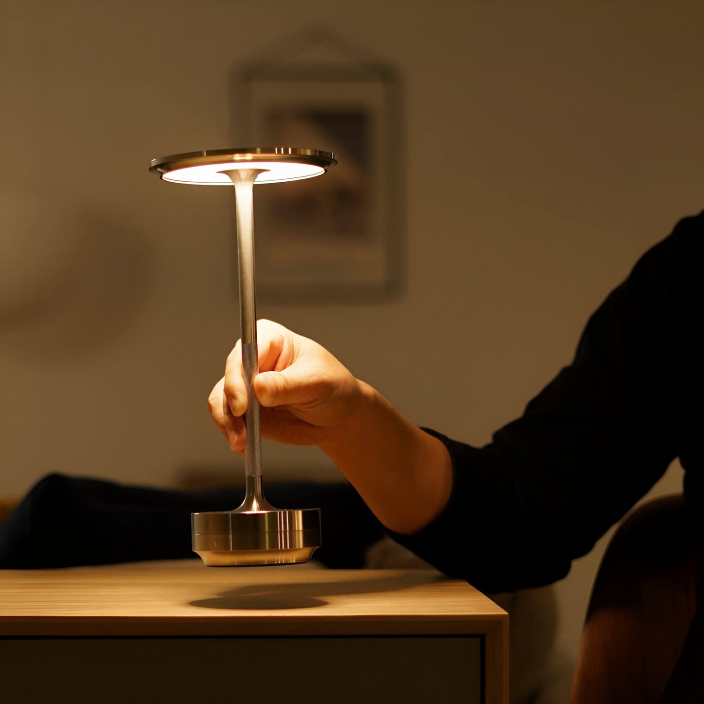 Nastrojowa Lampa Stołowa | Bezprzewodowa