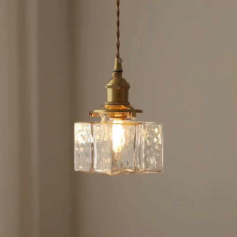 Nowoczesna Szklana Lampa Wisząca | Retro
