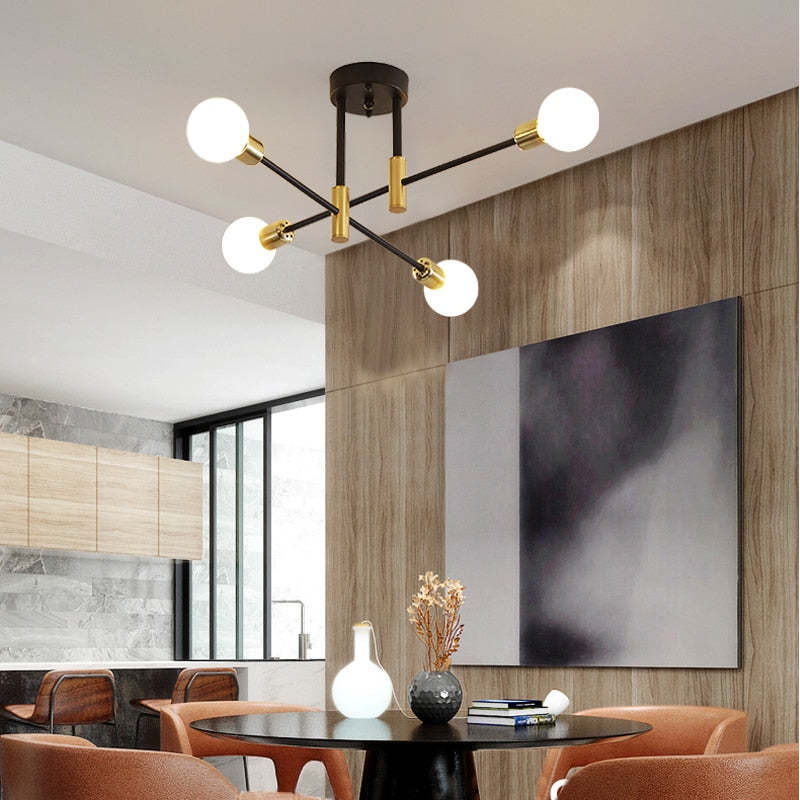 Nowoczesna Lampa Sufitowa LED | Do Salonu