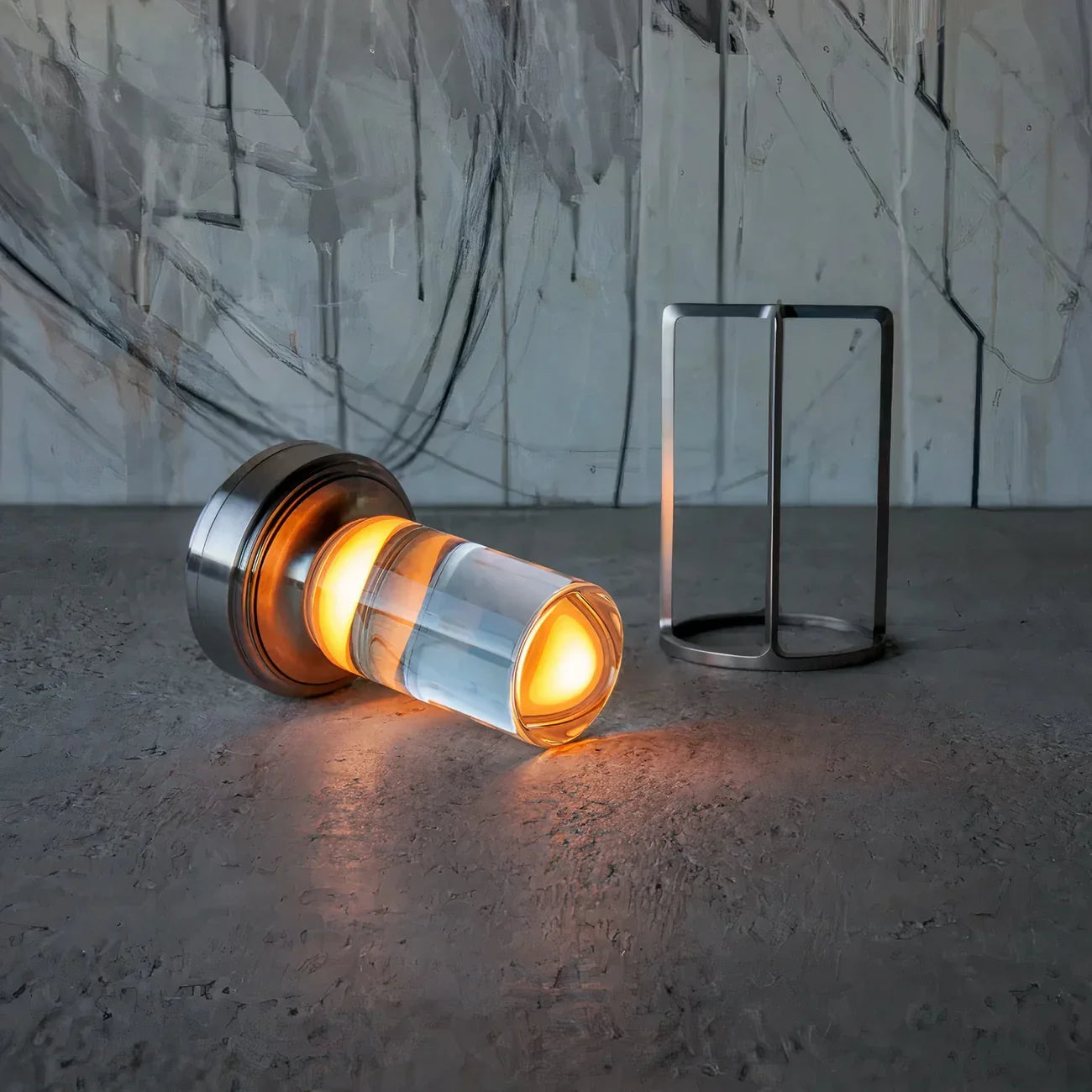 Lampka Stołowa LED Z Dotykowym Włącznikiem | Model Latarnia
