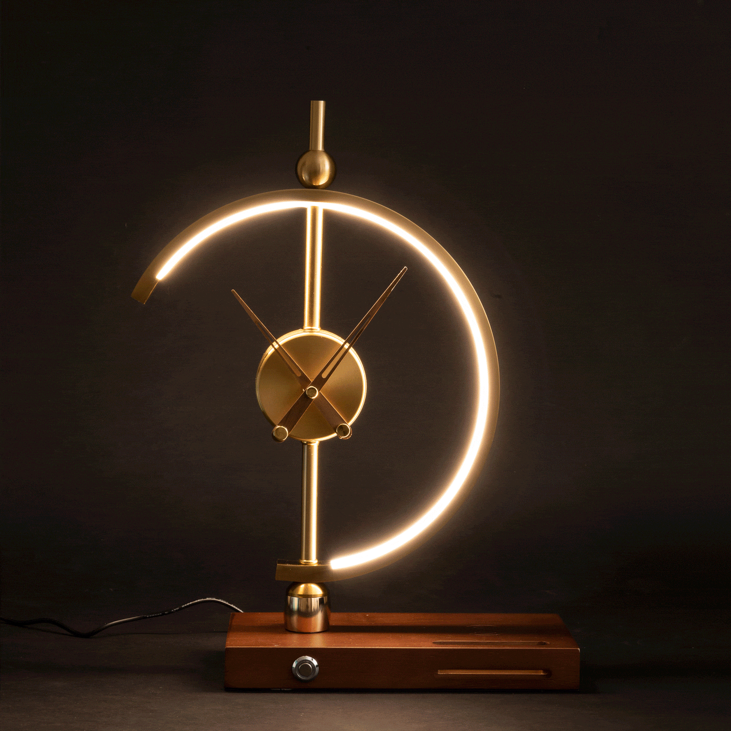Lampka Nocna LED | Zegar Lampa