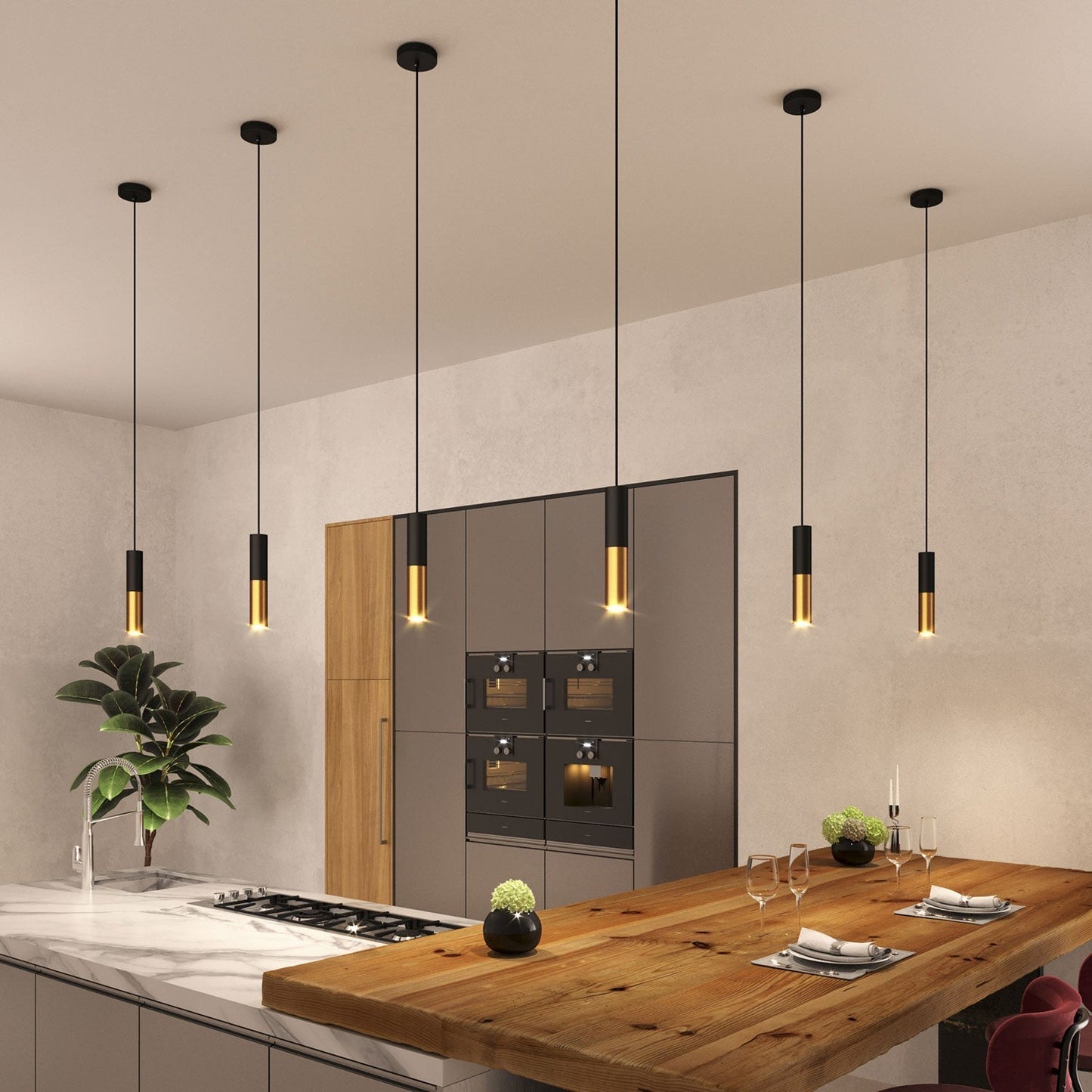 Lampa Sufitowa Do Salonu | Rurki Z Przewodami