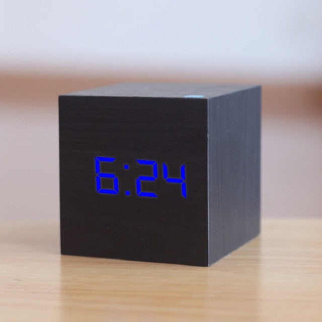 Mini Budzik LED | Kwadratowy